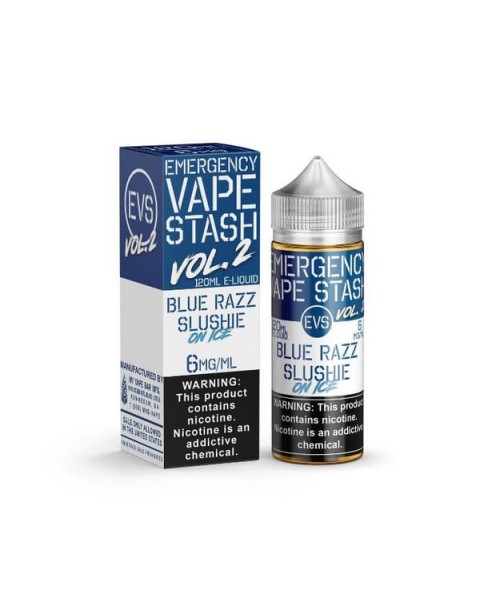 Blue Razz Slushie by Emergency Vape Stash E-Liquid