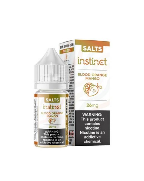 Instinct Blood Orange Mango Tobacco Free Nicotine Salt Juice by VR (VapeRite) Labs Premium