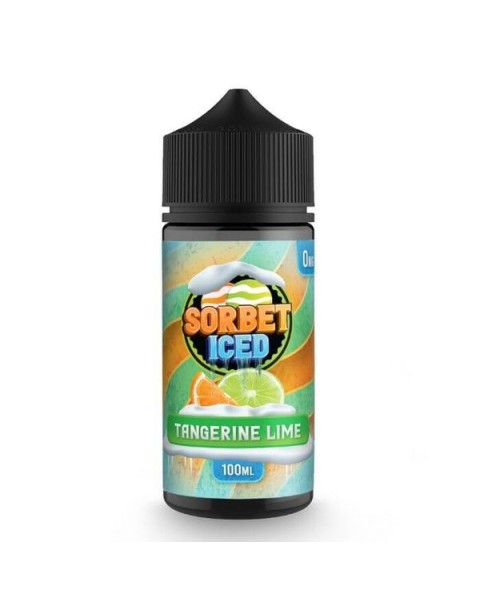 Iced Tangerine Lime Tobacco Free Nicotine Vape Juice by Sorbet Pop