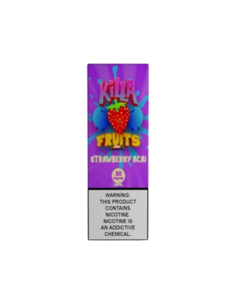 Strawberry Acai Salt Nic by Killa Fruits Nicotine Salt E-Liquid