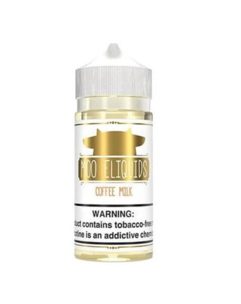 Coffee Milk Tobacco Free Nicotine Vape Juice by Moo E-Liquids