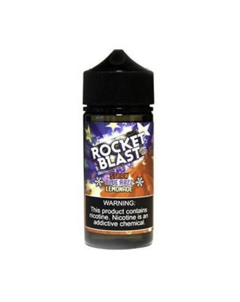 Rocket Blast Straw Blue Razz Lemonade Ice by Ohm Boy E-Liquid