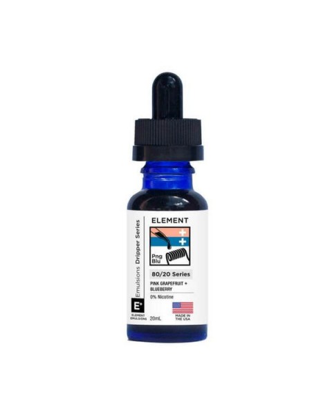 Emulsions Pink Grapefruit + Blueberry by Element Dripper E-Liquids