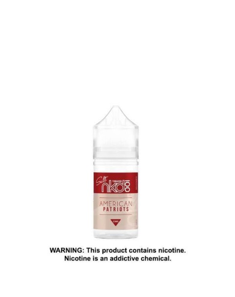 American Patriots by Naked 100 Salt Nicotine E-Liquid