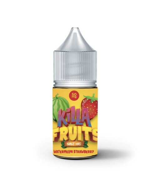 Watermelon Strawberry Salt Nic by Killa Fruits Nicotine Salt E-Liquid