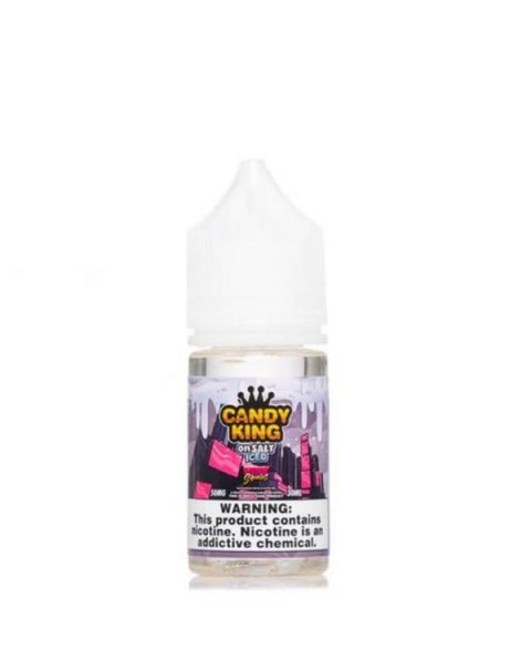 Pink Squares Iced Nicotine Salt by Candy King On Salt eJuice