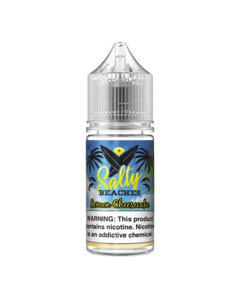 Lemon Cheesecake by Salty Beaches Nicotine Salt E-Liquid