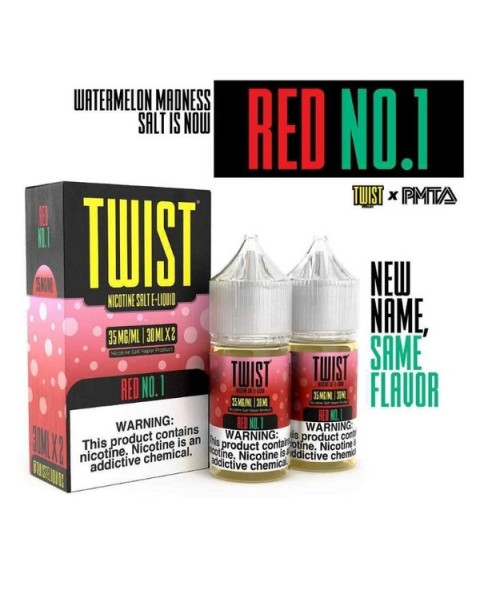 Red No. 1 (Watermelon Madness) Nicotine Salt by Twist E-Liquids