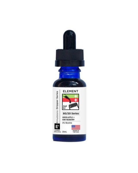 Emulsions Green Apple + Kiwi Redberry by Element Dripper E-Liquids