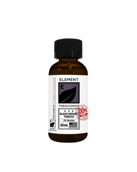 Black Currant Tobacco by Element Tobacconist Dripper E-Liquids