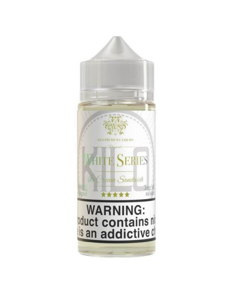 Ice Cream Sandwich (100ml) by Kilo E-Liquids White Series