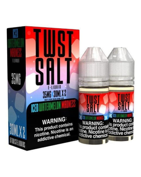 Iced Watermelon Madness Nicotine Salts by Twist E-Liquids