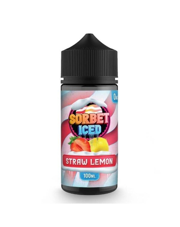 Iced Strawlemon Tobacco Free Nicotine Vape Juice b...