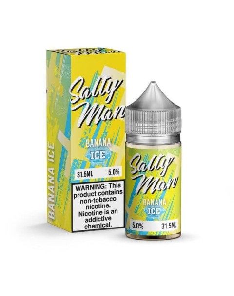 Banana Ice Tobacco Free Nicotine Salt Juice by Salty Man