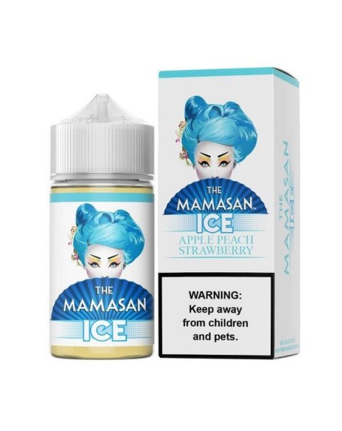 Apple Peach Strawberry Ice Vape Juice by The Mamasan