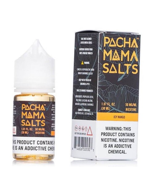 Icy Mango by Pachamama Nicotine Salt E-Liquids