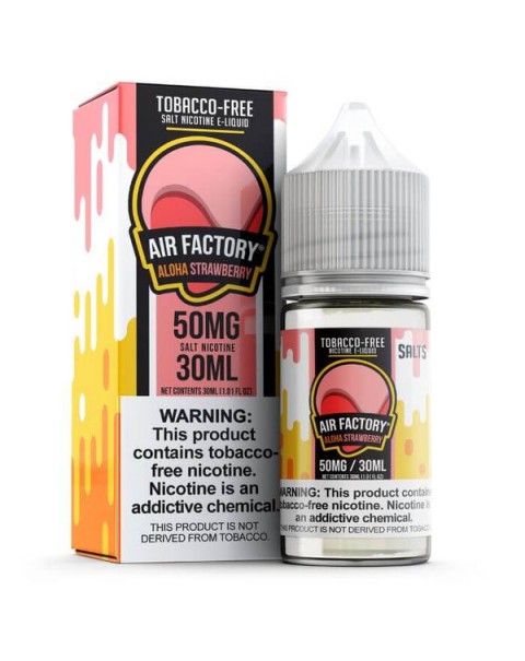 Aloha Strawberry Tobacco Free Nicotine Salt by Air Factory