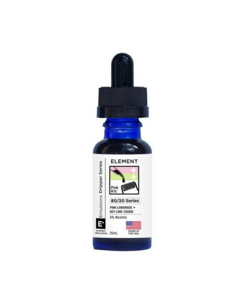 Emulsions Pink Lemonade + Key Lime Cookie by Element Dripper E-Liquids