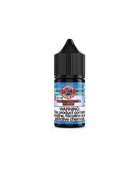 Frozen Strawberry Watermelon Refresher by Barista Brew Co. Nicotine Salt eJuice