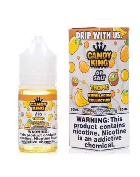 Tropic Bubblegum Collection Nicotine Salt by Candy King On Salt eJuice