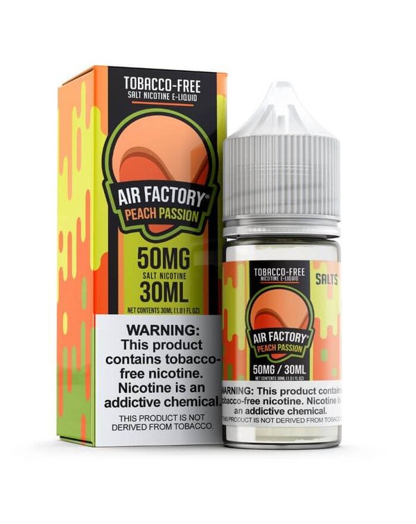 Peach Passion Tobacco Free Nicotine Salt by Air Fa...