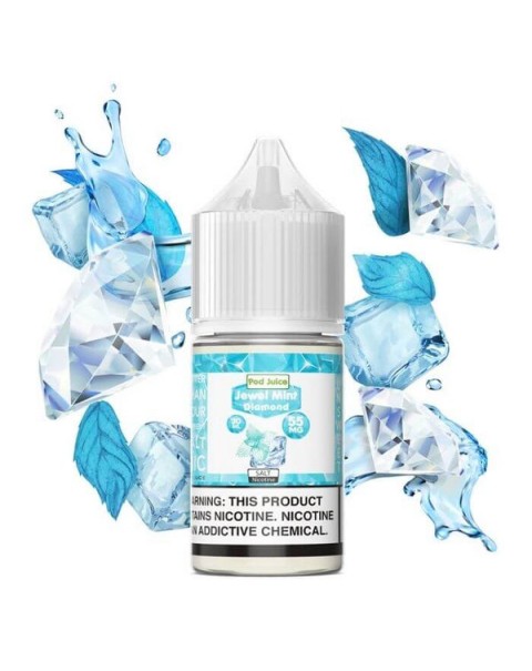 Jewel Mint Diamond by Pod Juice Nicotine Salt E-Liquid