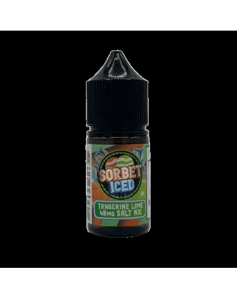 Iced Tangerine Lime Fruit Tobacco Free Nicotine Salt Juice by Sorbet Pop