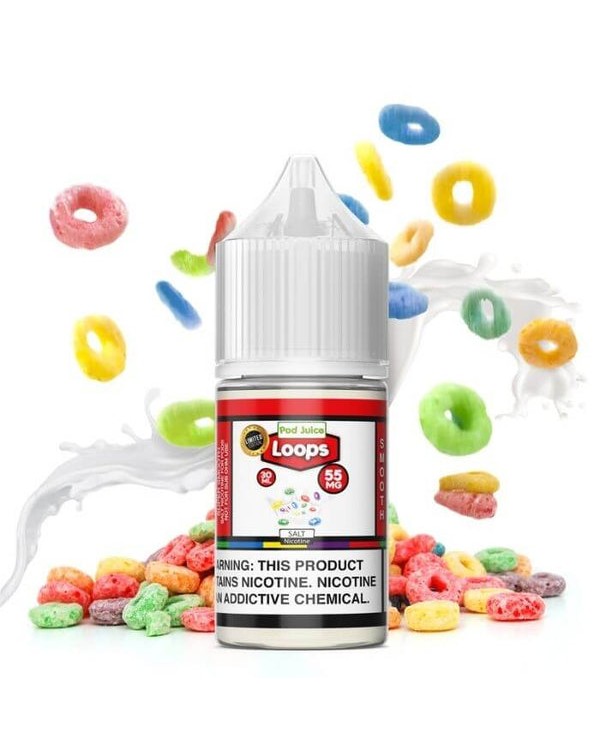 Loops by Pod Juice Nicotine Salt E-Liquid