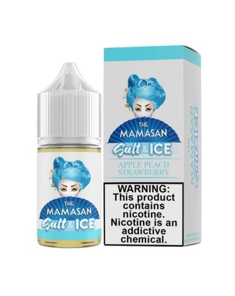 Apple Peach Strawberry Ice Nicotine Salt Juice by The Mamasan