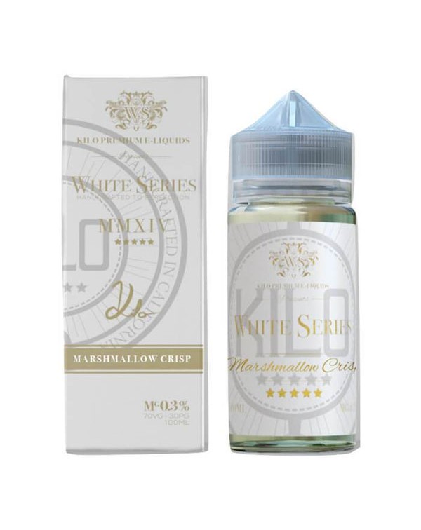 Marshmallow Crisp (100ml) by Kilo E-Liquids White ...