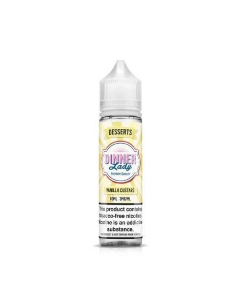 Vanilla Custard Synthetic Nicotine Vape Juice by Vape Dinner Lady