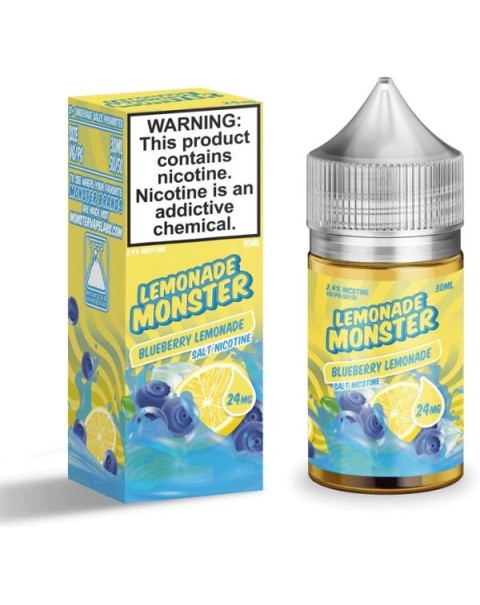 Blueberry Lemonade Nicotine Salt Juice by Lemonade Monster