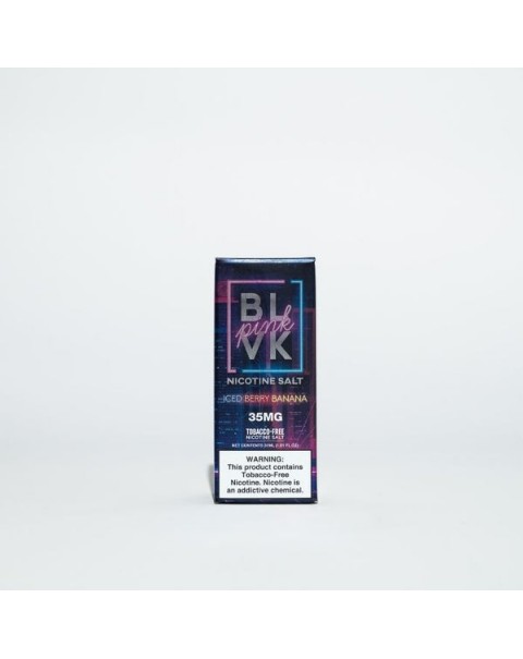 Iced Berry Banana Tobacco Free Nicotine Salt Juice by BLVK Pink