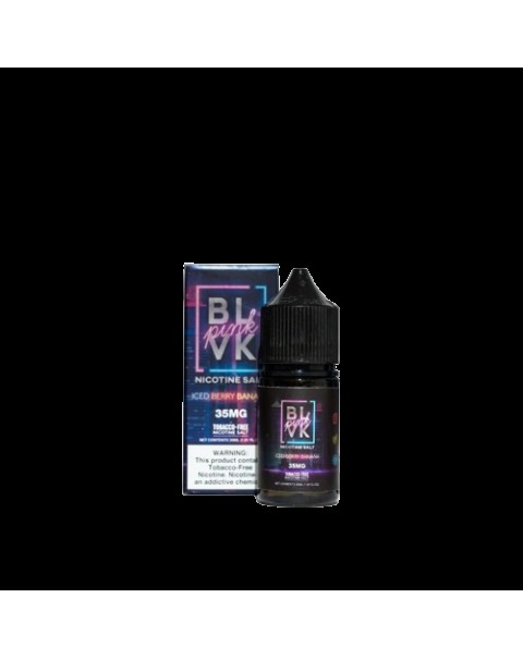 Iced Berry Banana Tobacco Free Nicotine Salt Juice by BLVK Pink