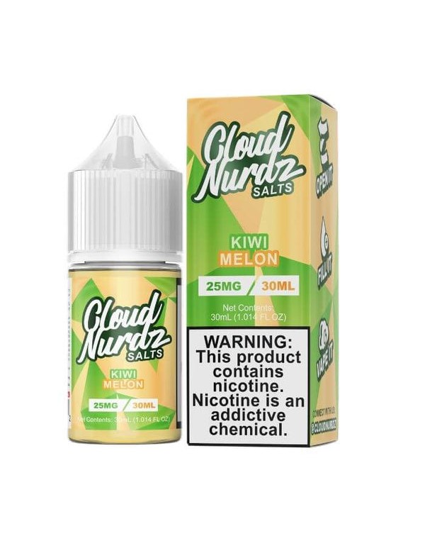 Kiwi Melon by Cloud Nurdz Nicotine Salt eJuice