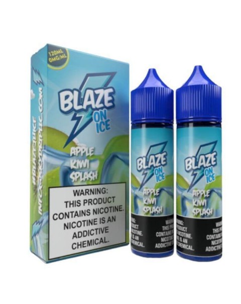 Apple Kiwi Splash On Ice by Blaze On Ice E-Liquid