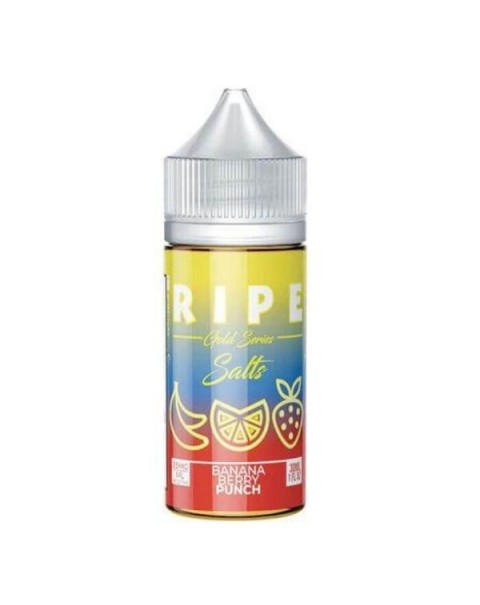 Banana Berry Punch by The Ripe Gold Series Collection Nicotine Salt by Vape 100 E-Liquid