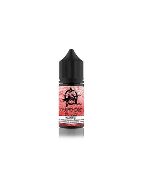 Red Salt On Ice Tobacco Free Nicotine Salt Juice by Anarchist