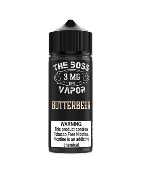 Butterbeer Tobacco Free Nicotine Vape Juice by The Boss Vapor