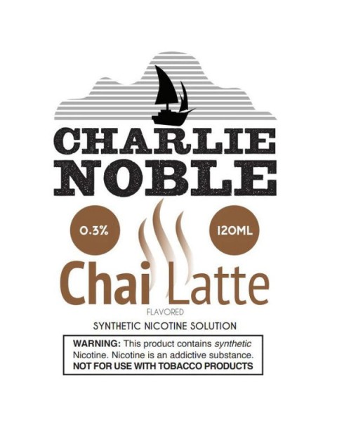 Chai Tea Latte Tobacco Free Nicotine Vape Juice by Charlie Noble E-Liquid