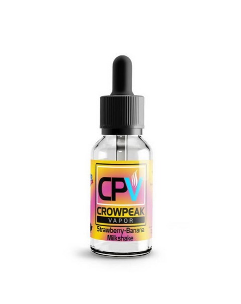 Strawberry-Banana Milkshake by Crow Peak Vapor eJuice