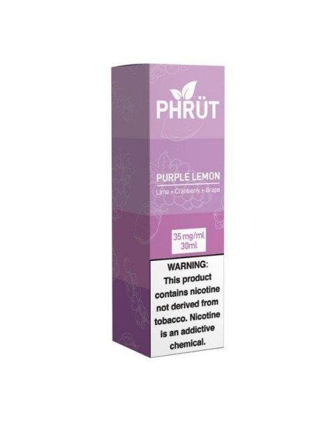 Purple Lemon Tobacco Free Nicotine Salt Juice by Phrut