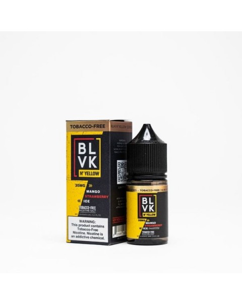 Mango Strawberry Ice Tobacco Free Nicotine Salt Juice by BLVK N' Yellow