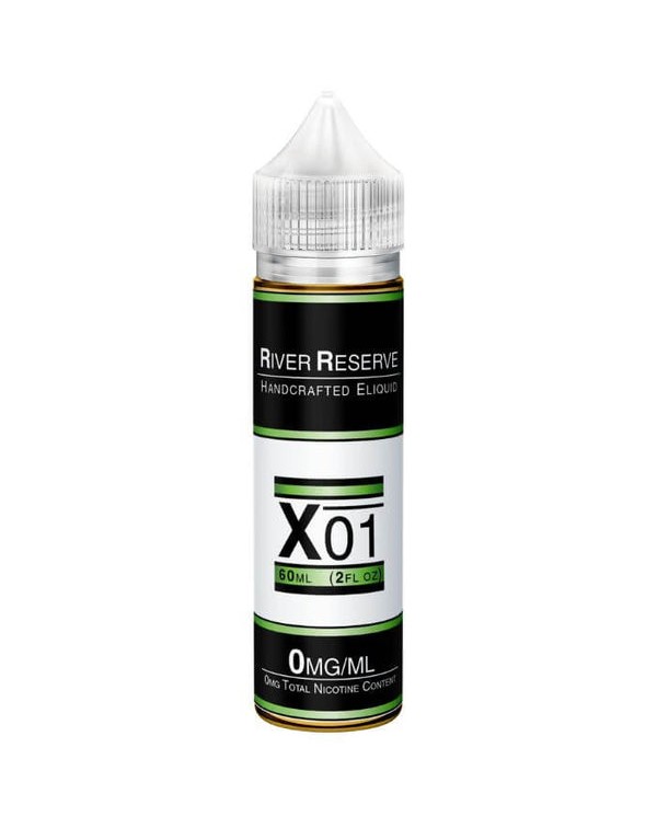 X-01 Tobacco Free Nicotine E-liquid by River Reser...