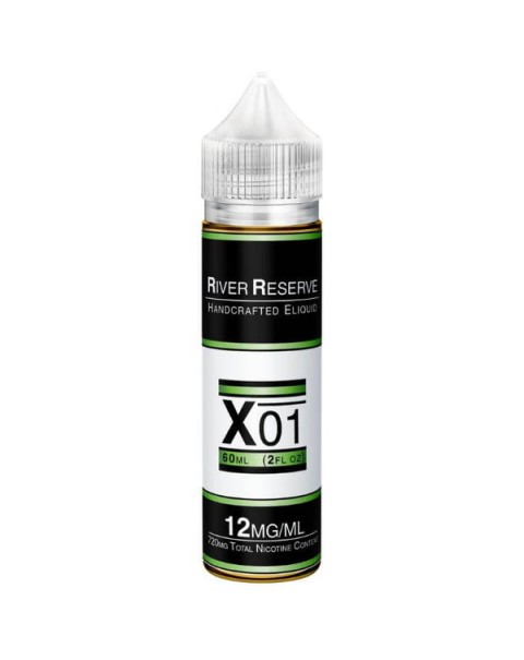 X-01 Tobacco Free Nicotine E-liquid by River Reserve