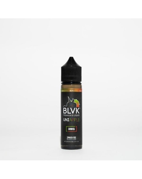 UniAPPLE Tobacco Free Nicotine Vape Juice by BLVK Series