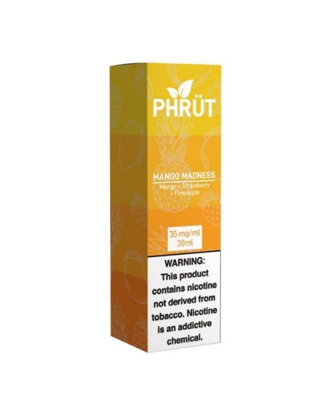 Mango Madness Tobacco Free Nicotine Salt Juice by Phrut