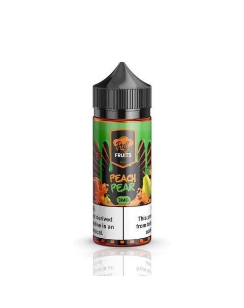 Peach Pear Synthetic Nicotine Vape Juice by Puff Fruits