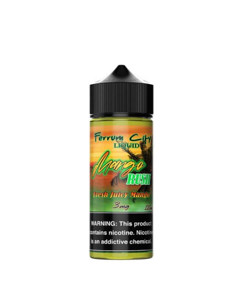 Mango Rush Tobacco Free Nicotine E-liquid by Ferrum City