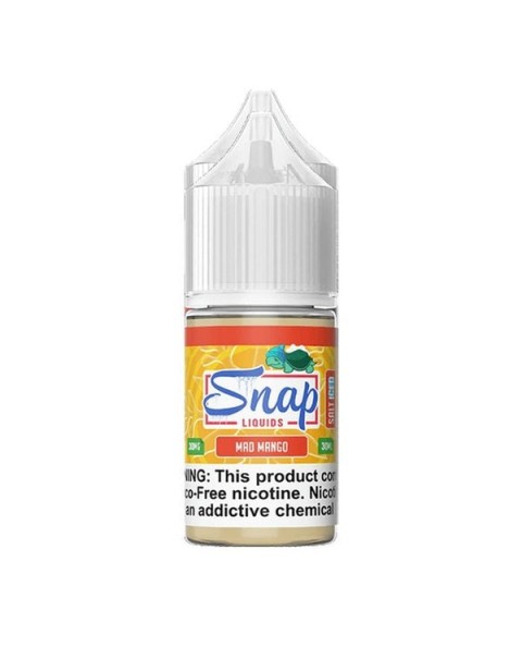 Mad Mango Iced Tobacco Free Nicotine Salt Juice by Snap Liquids